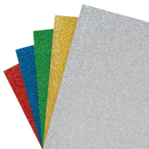 Cartulinas con purpurina 50x65