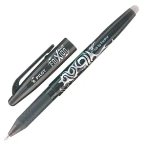 Boligrafo Pilot Frixion negro con tapa