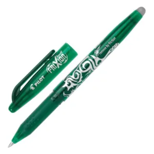 Boligrafo Pilot Frixion verde con tapa