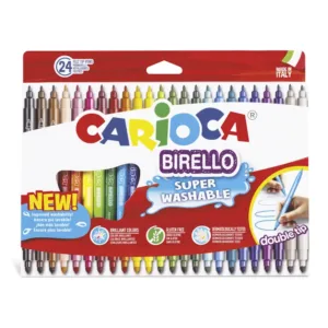 Rotuladores dobles Carioca 24 uds
