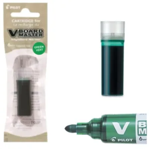 Cartucho rotulador pizarra Board Master Pilot verde