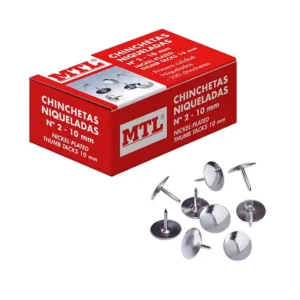 Chinchetas niqueladas MTL
