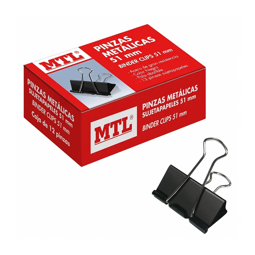 Pinzas sujetapapeles MTL
