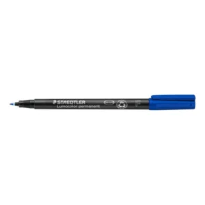 Rotulador Lumocolor Staedtler fino azul