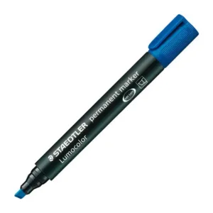 Rotulador Staedtler Lumocolor 350 azul punta biselada